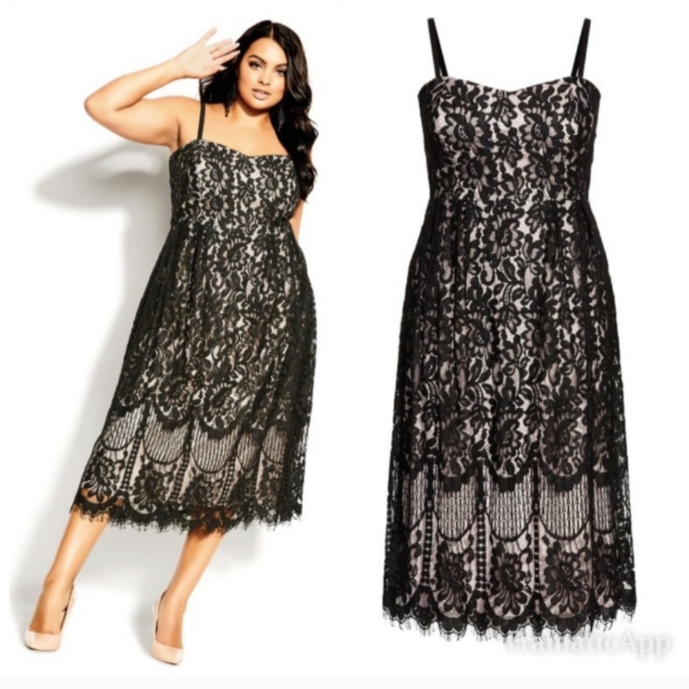 Beautiful black lace dress